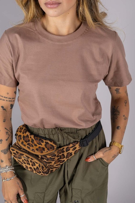 t shirt lisa marrom mink