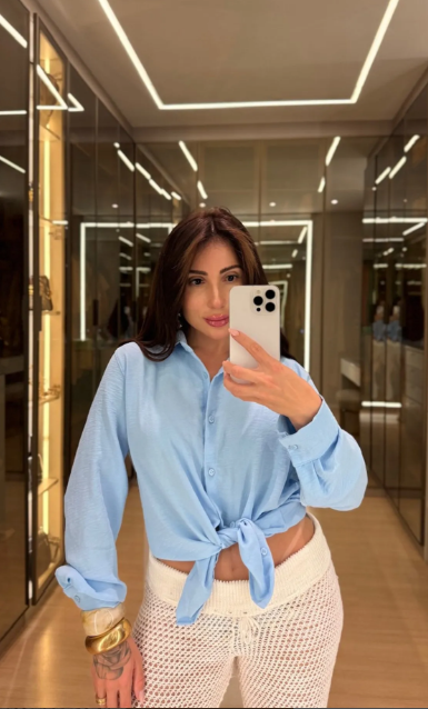 Camisa Helena Azul Bebê camisa helena marrom (cópia)