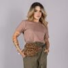 t shirt lisa marrom mink