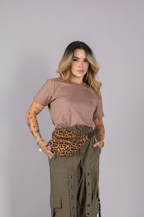 t shirt lisa marrom mink